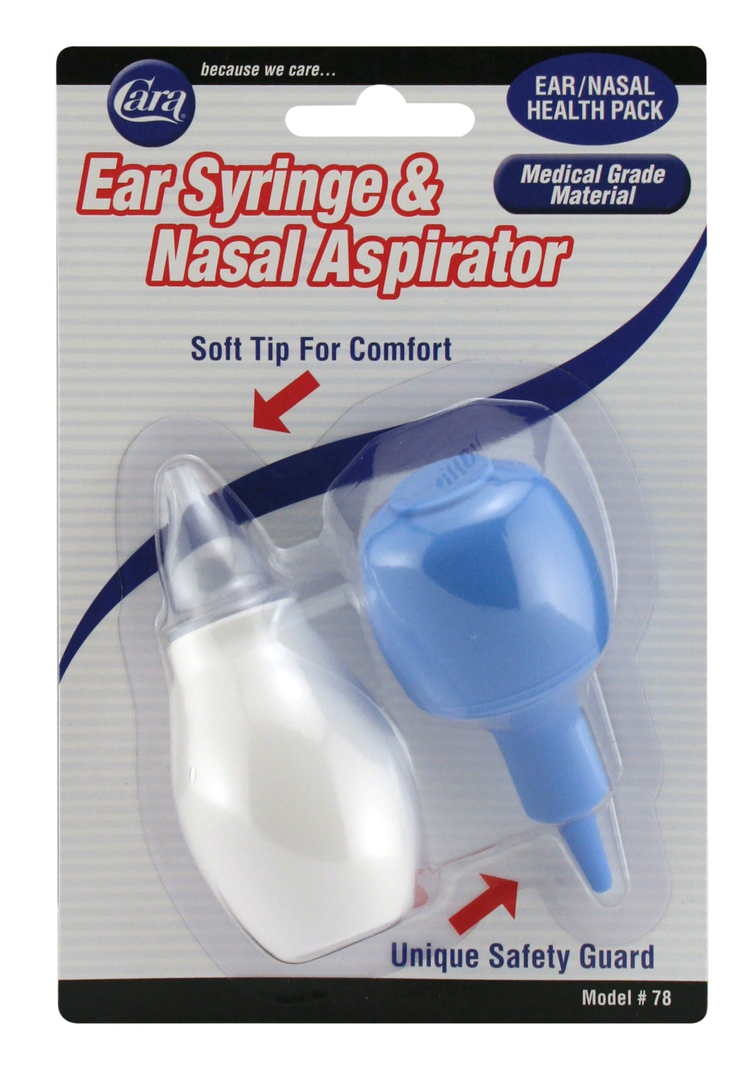 Model # 78 Ear Syringe and Nasal Aspirator with Unique Safety Guard