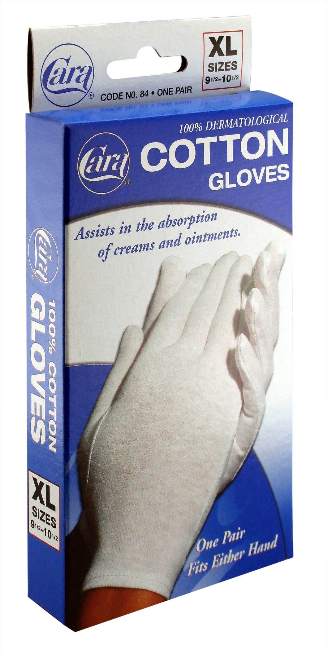Model #84 - Dermatological Cotton Gloves, Extra Large